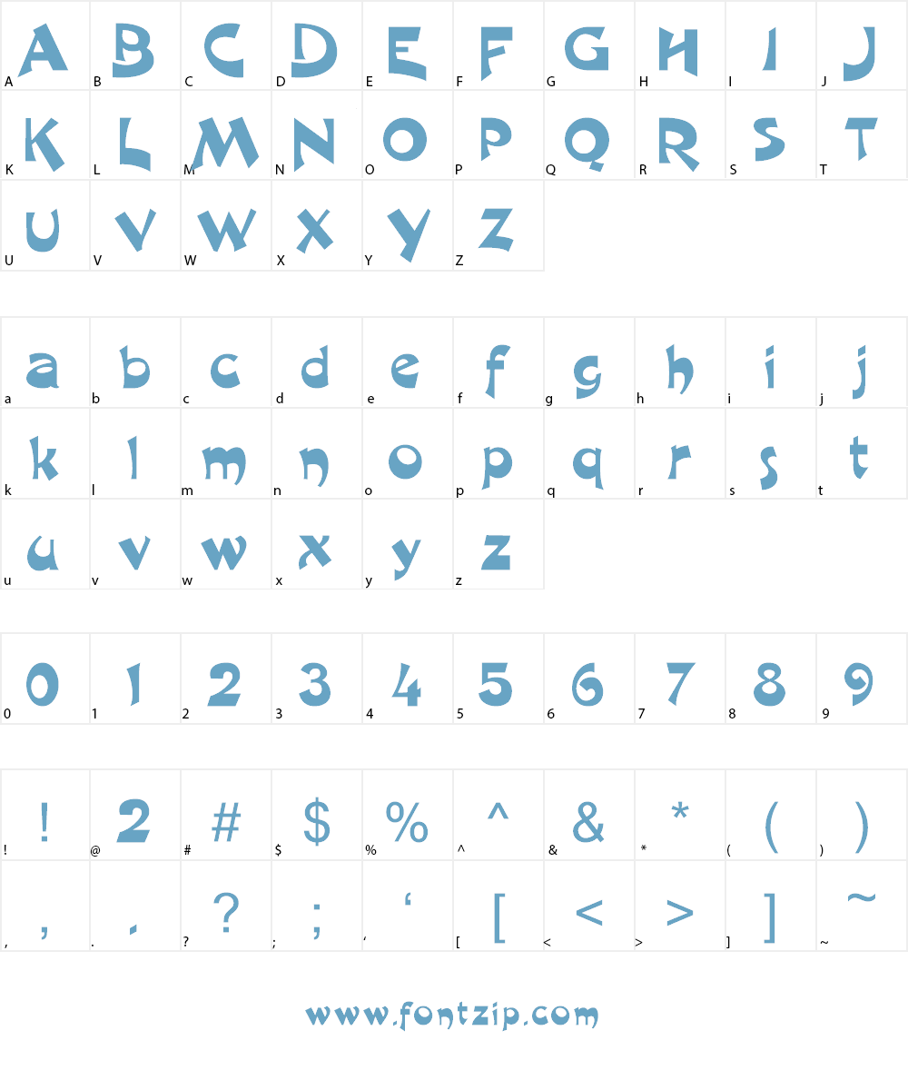 R1999 Font Character