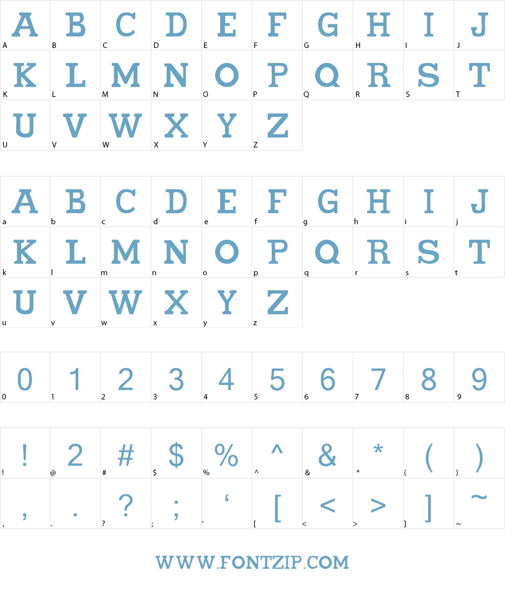 All star Font Character