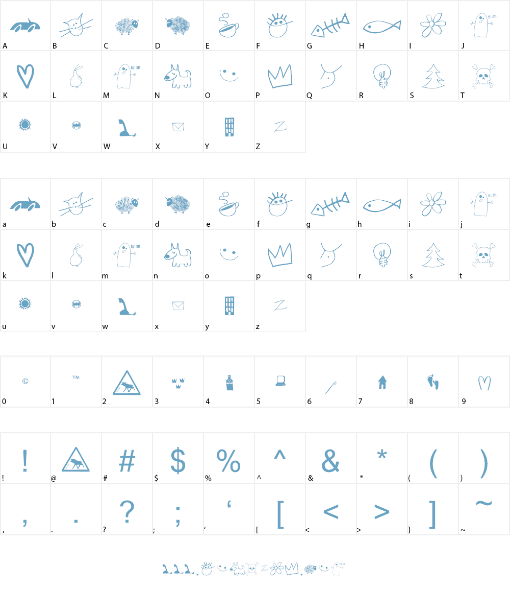 Eller Font Character