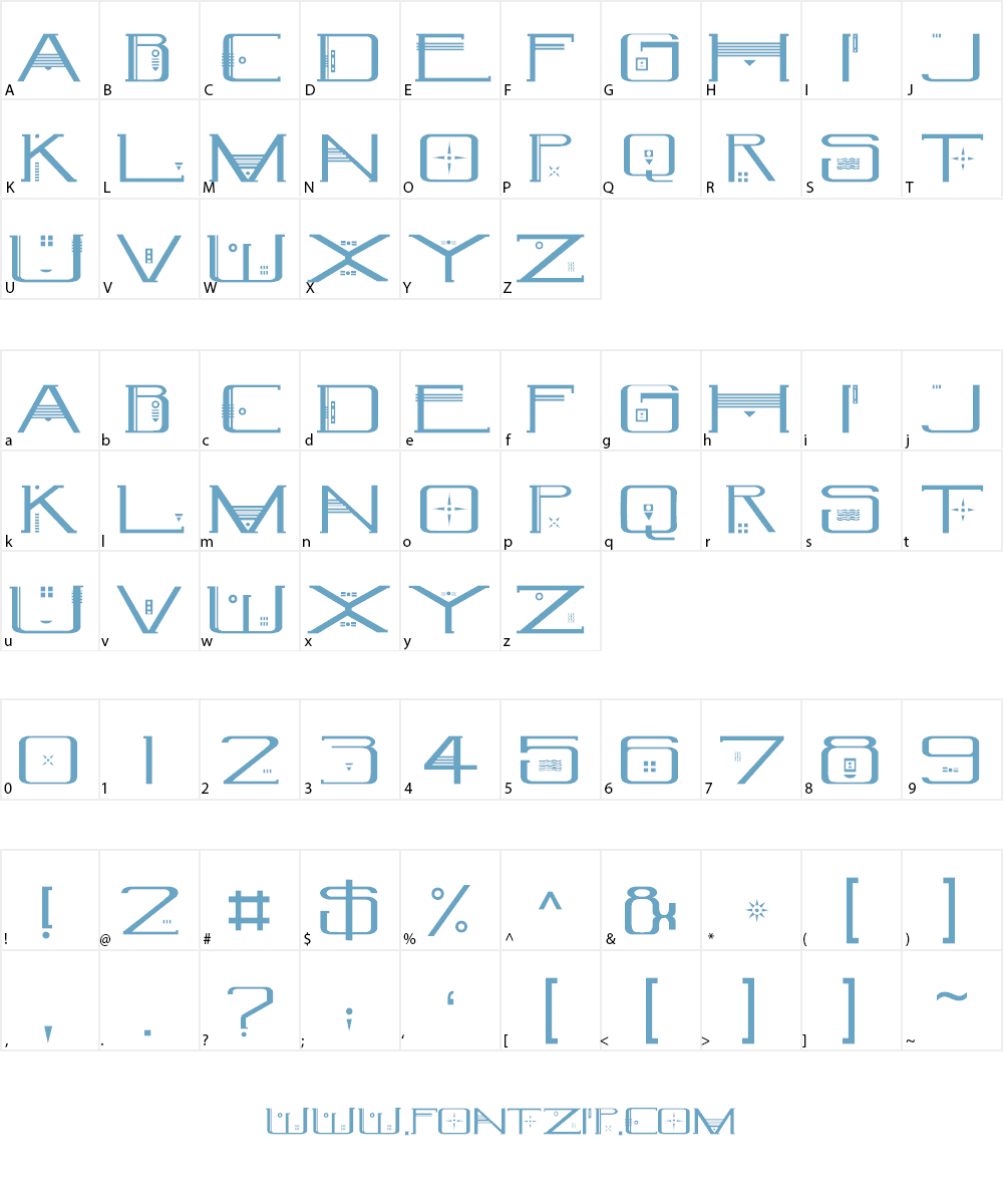 CultLove Ornate Font Character