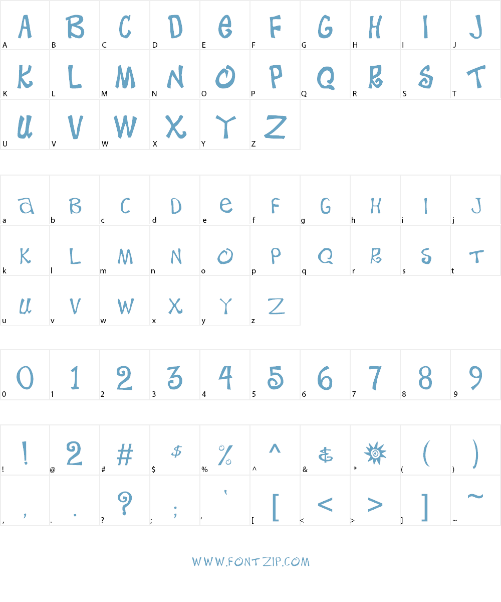 BeachType Font Character