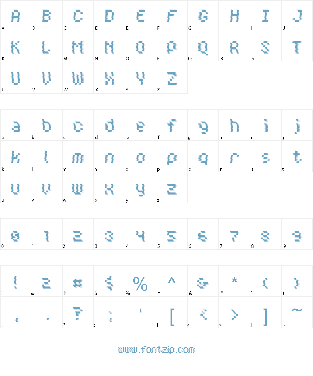 Doppler Font Character