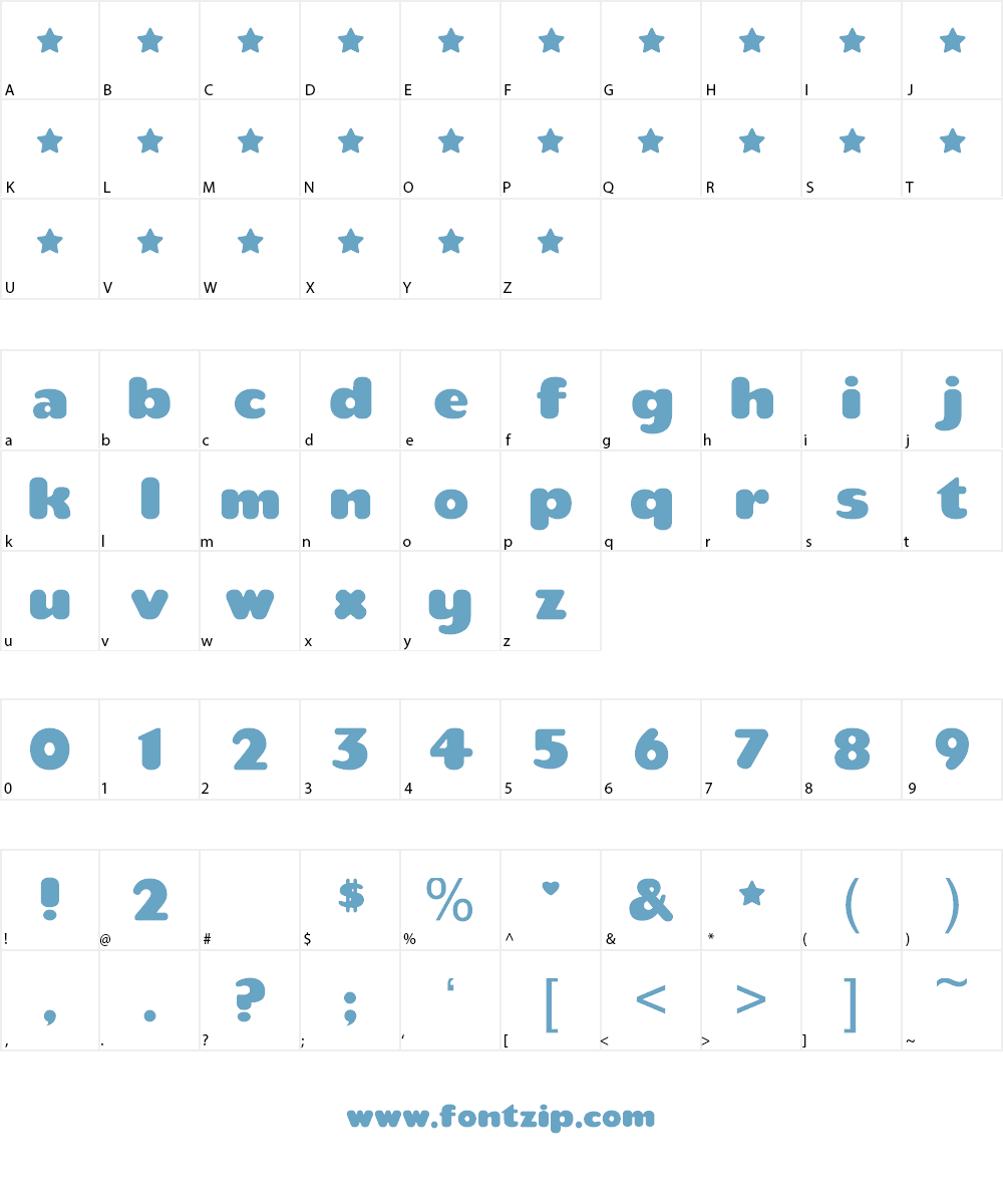 teaspoon Font Character