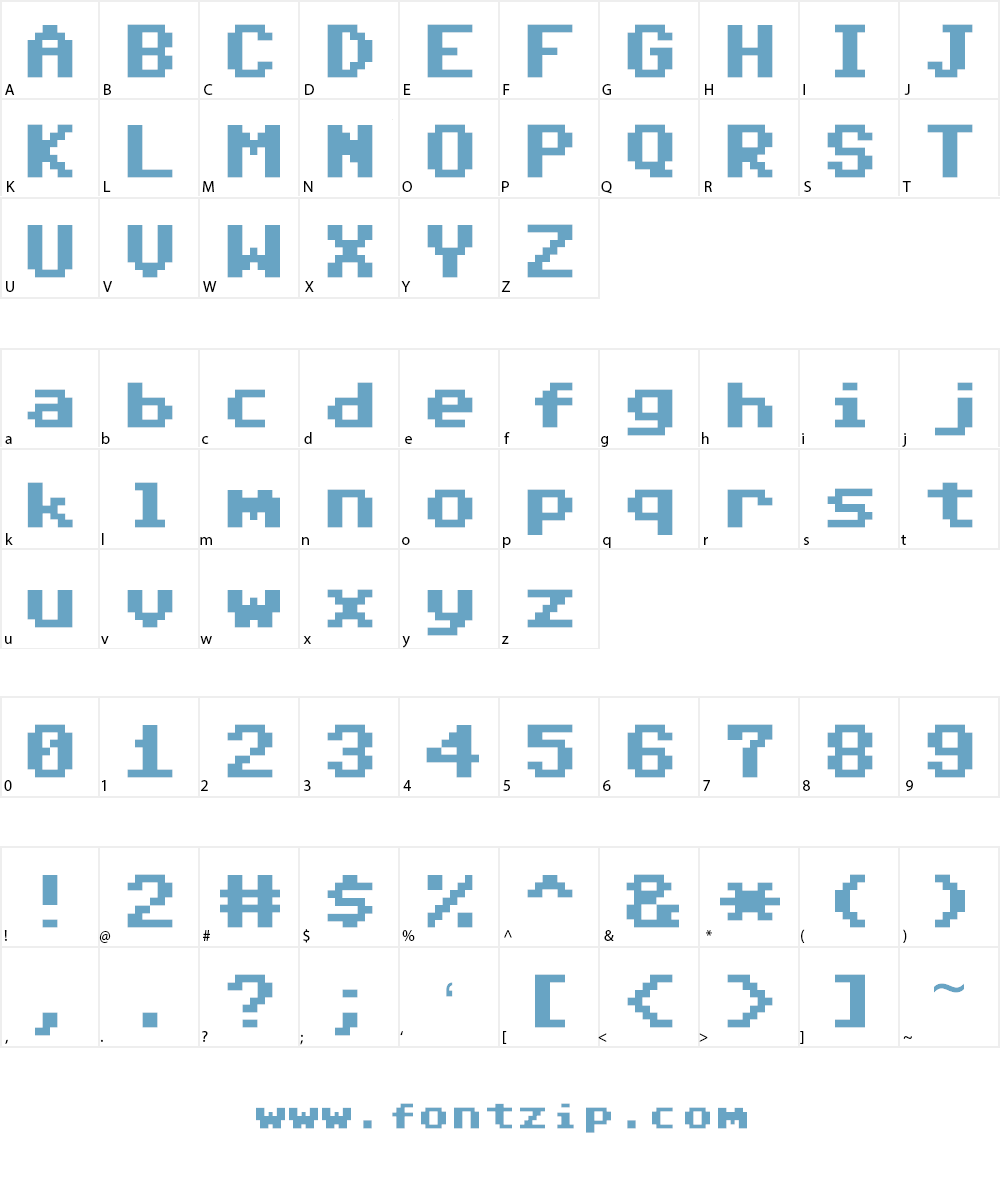 Adore64 Font Character
