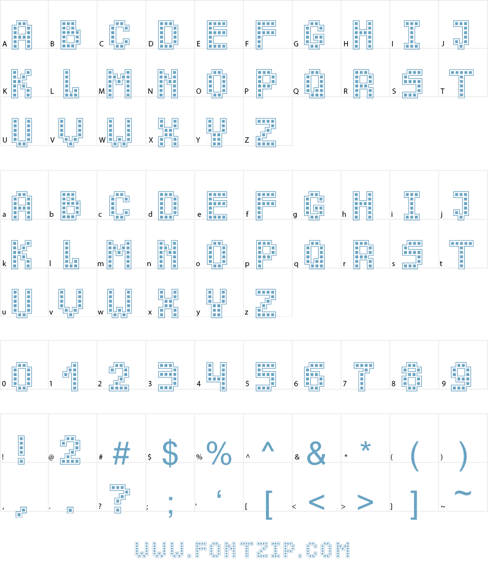Chucky Mendoza Font Character