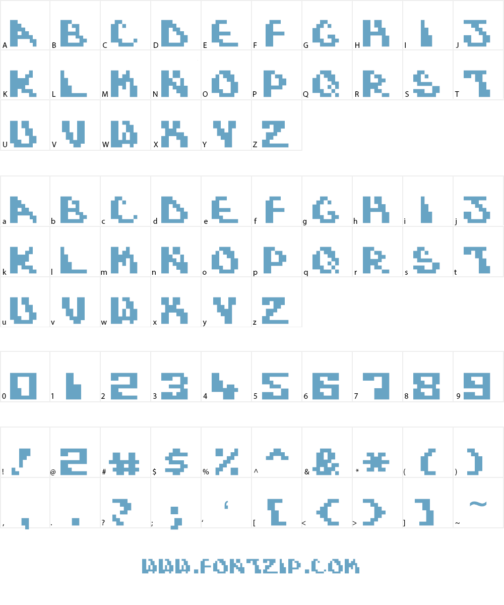 Dynamic Recompilation Font Character
