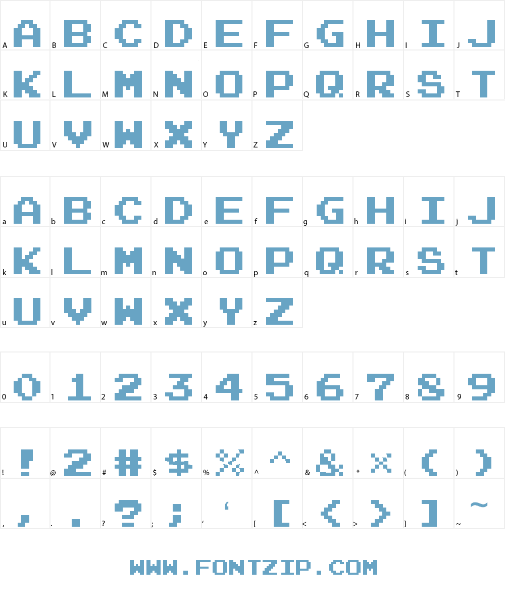Emulogic Font Character