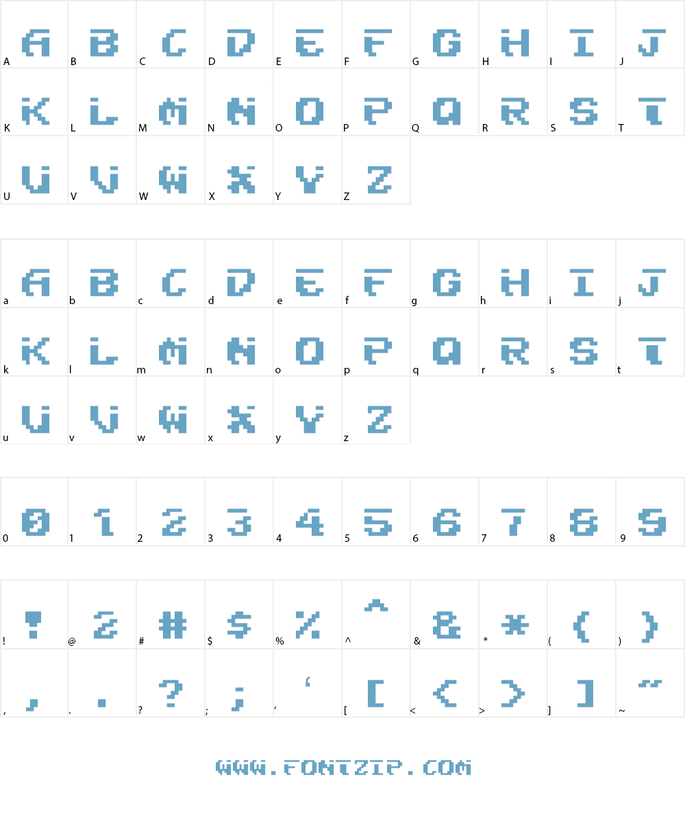 Fairlight Font Character