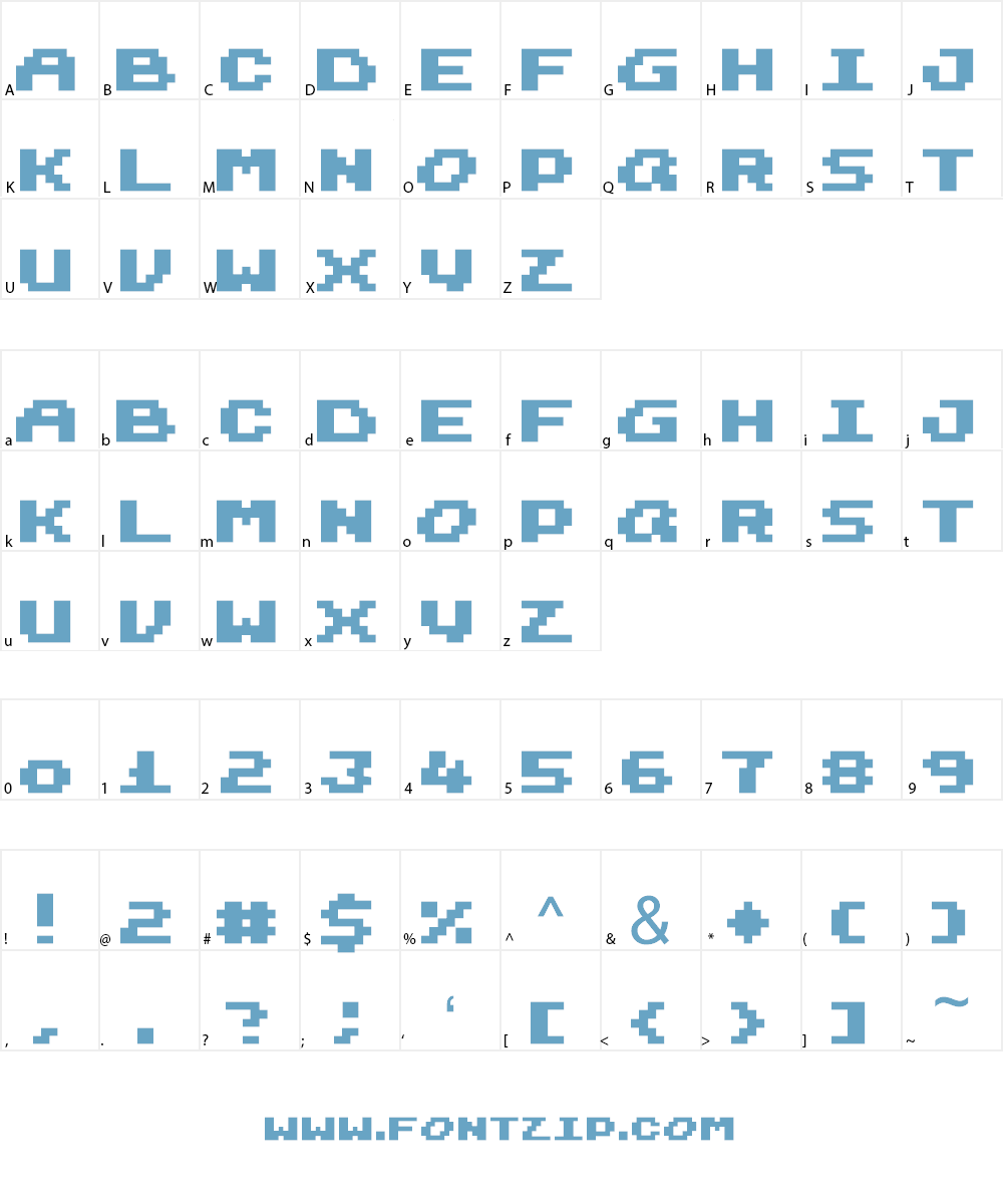 Harmonica Font Character