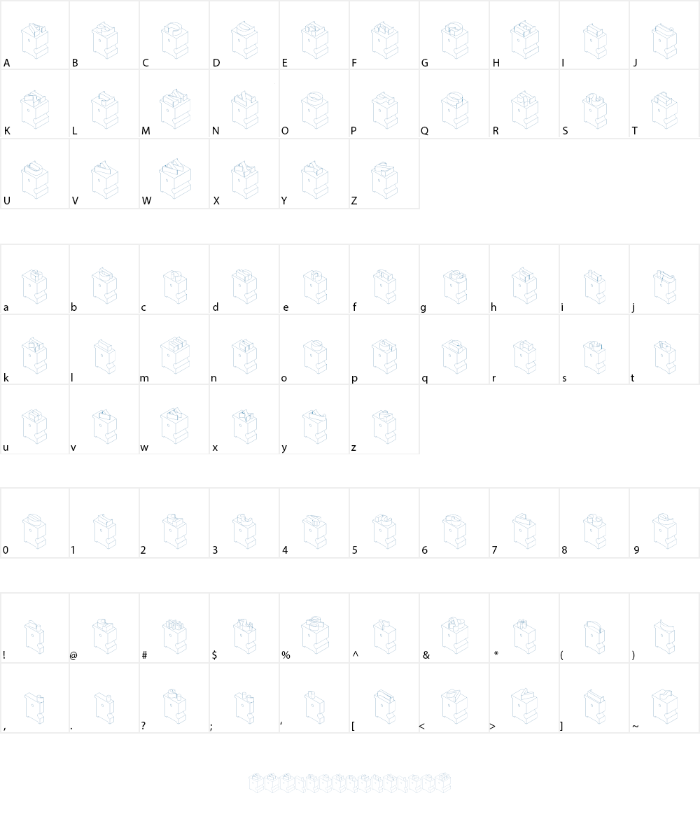 LeadType Font Character