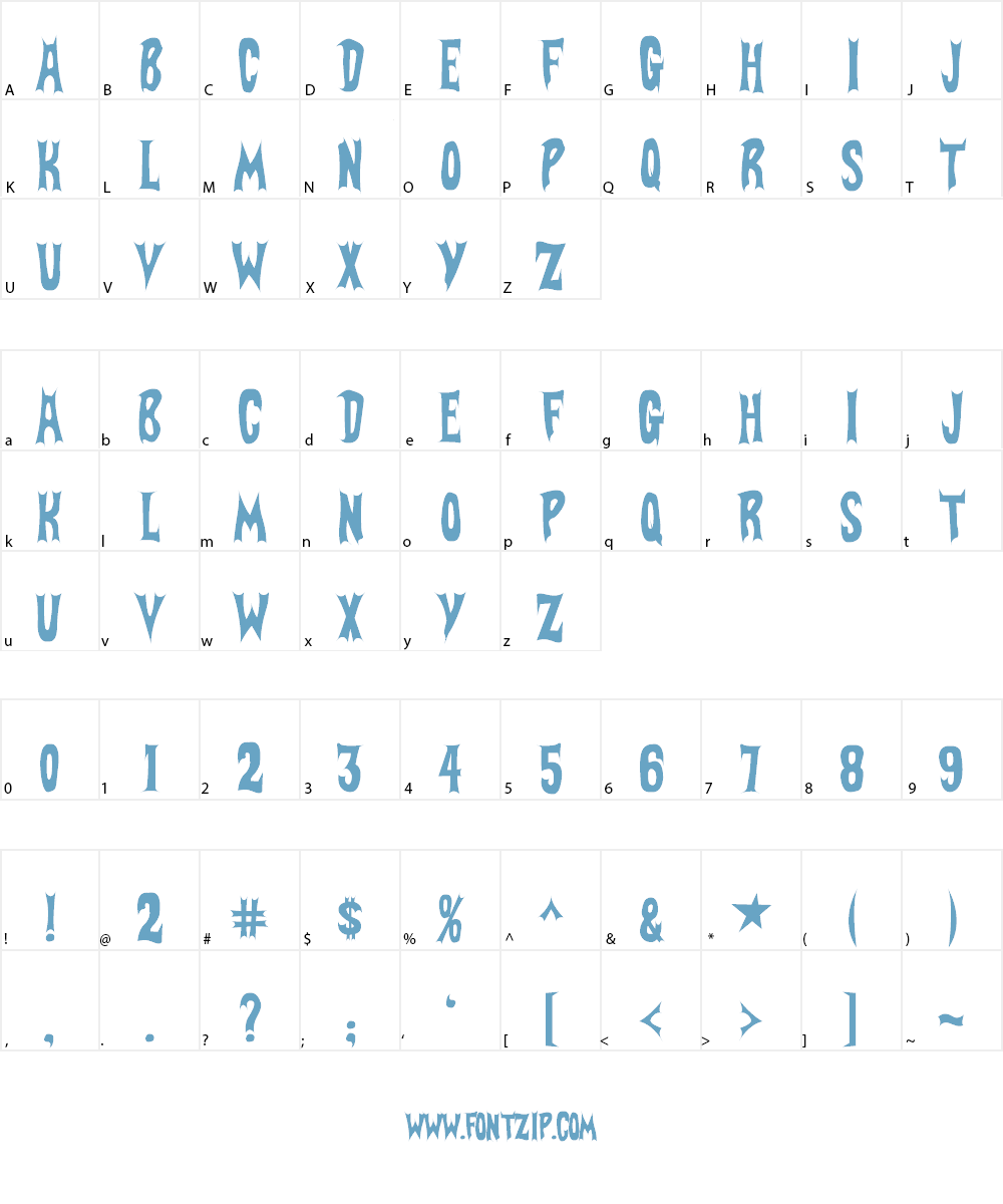 BatFont Font Character