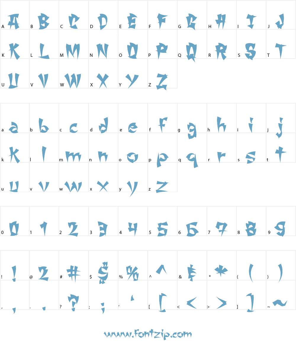 Chang Chang Font Character