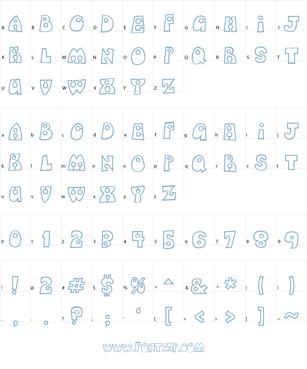 Lollipop Lettering Font Character