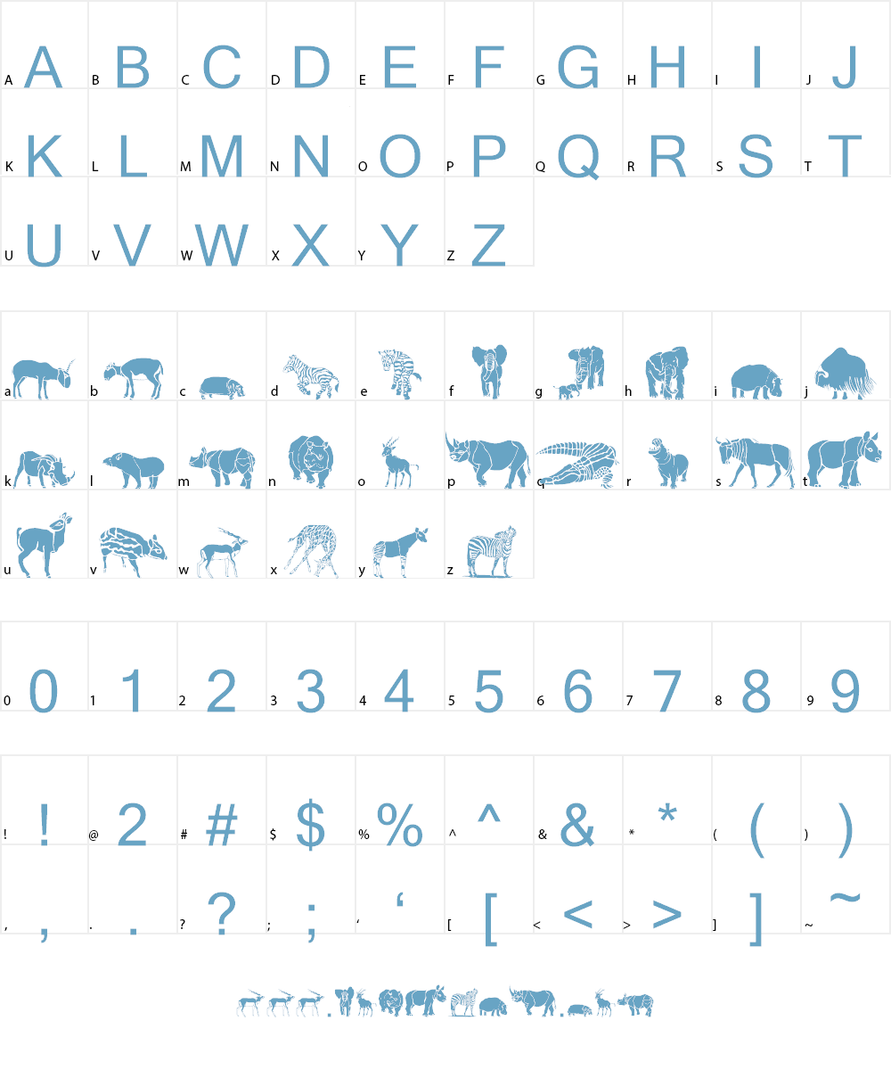 WWSafari Font Character