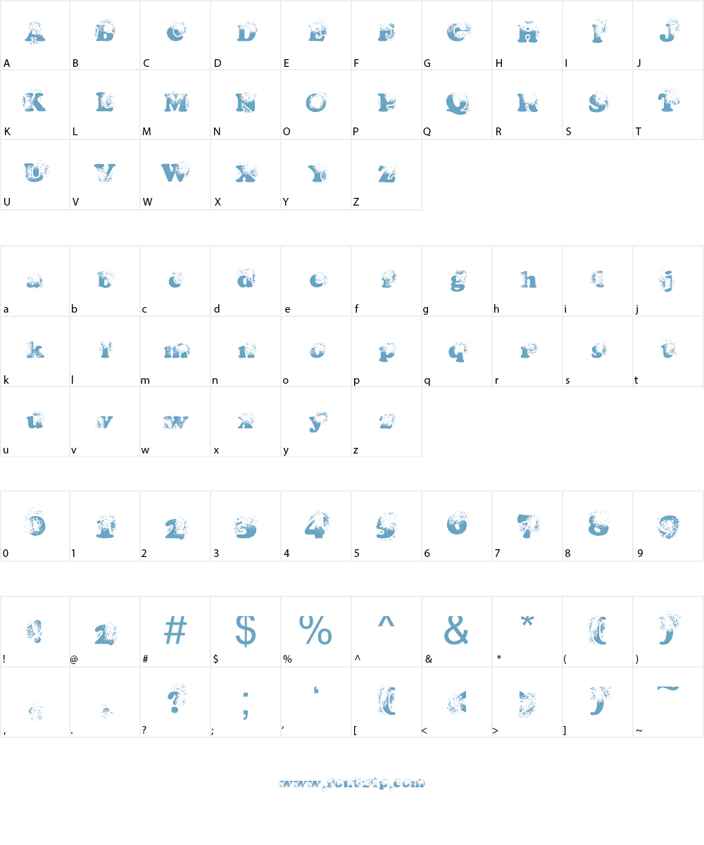 coop deville Font Character