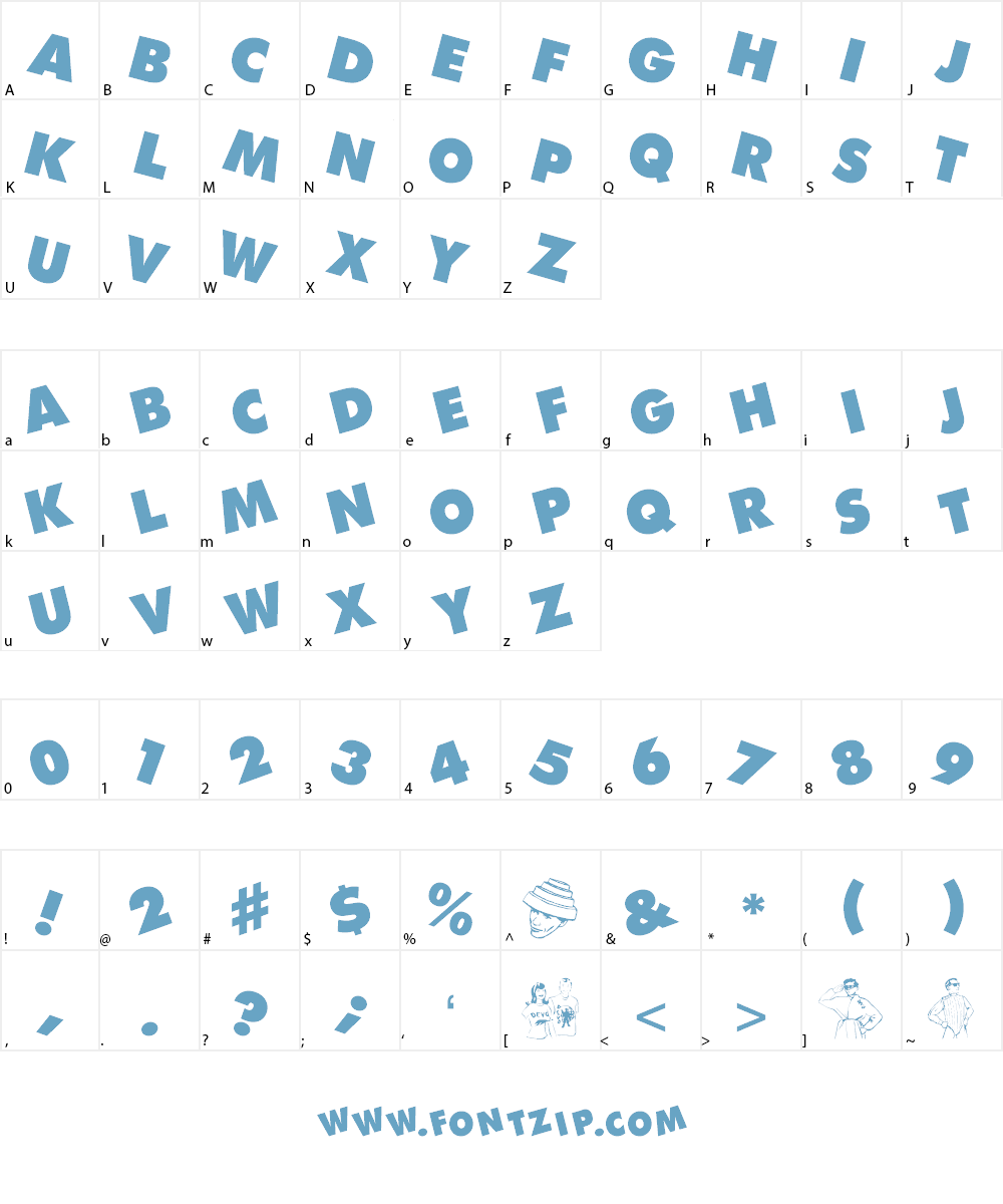 DEVO Font Character
