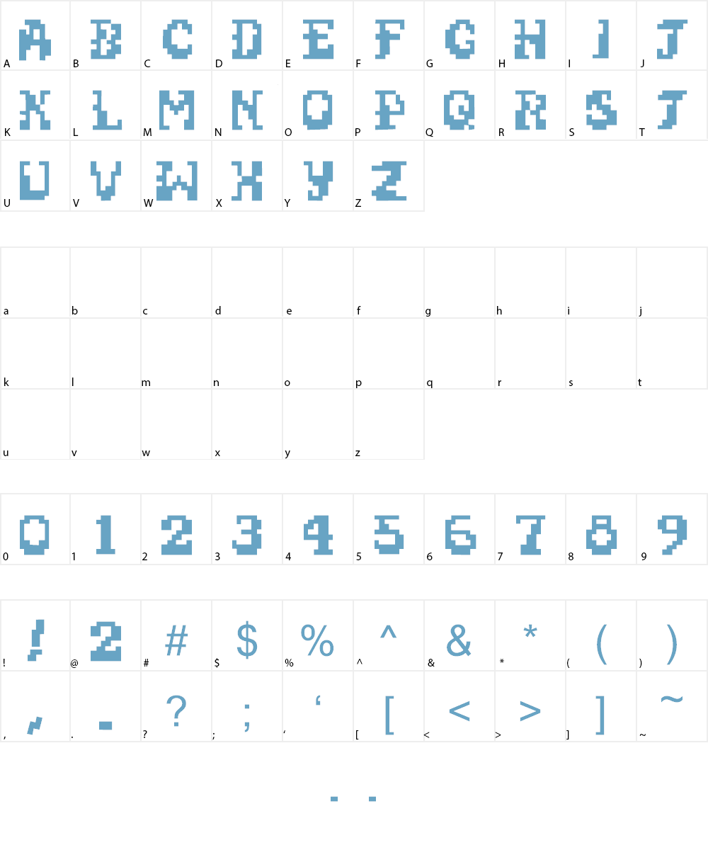 Run, Coward Font Character