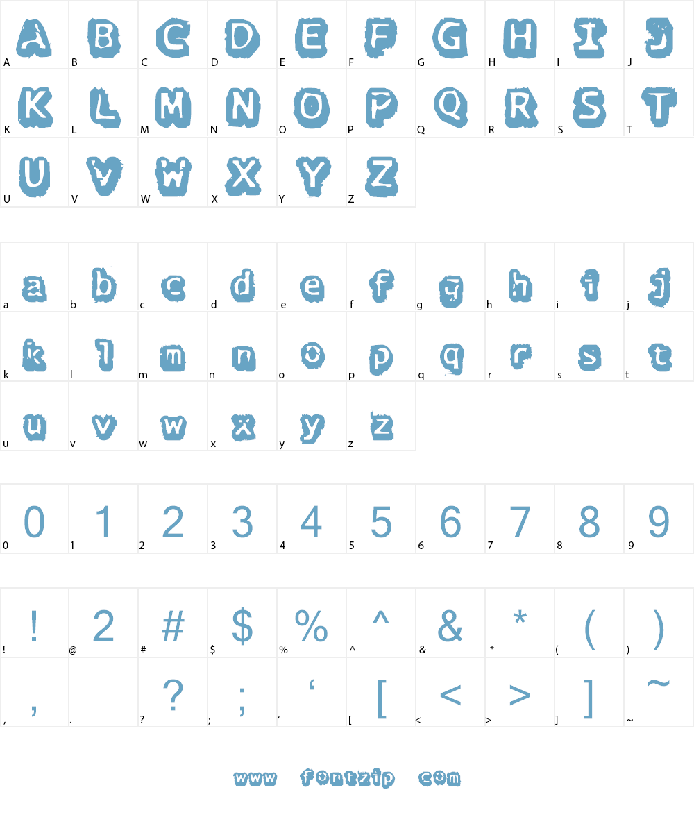 there goes the neighborhood Font Character