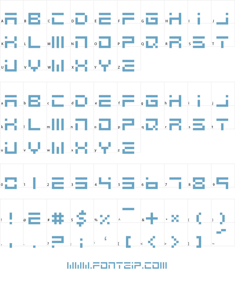 Robovox Font Character