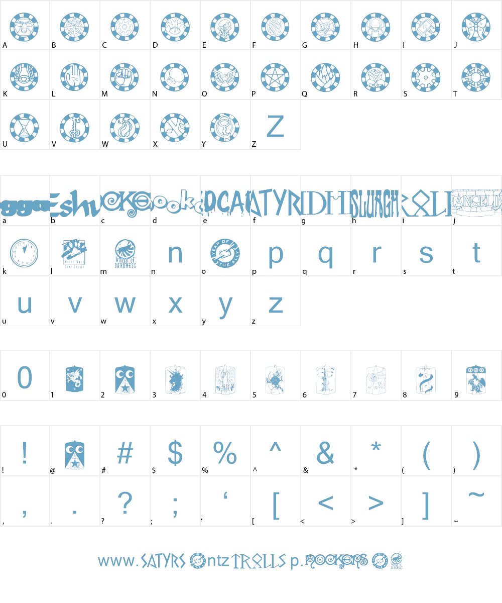 Changeling Dingbats Font Character