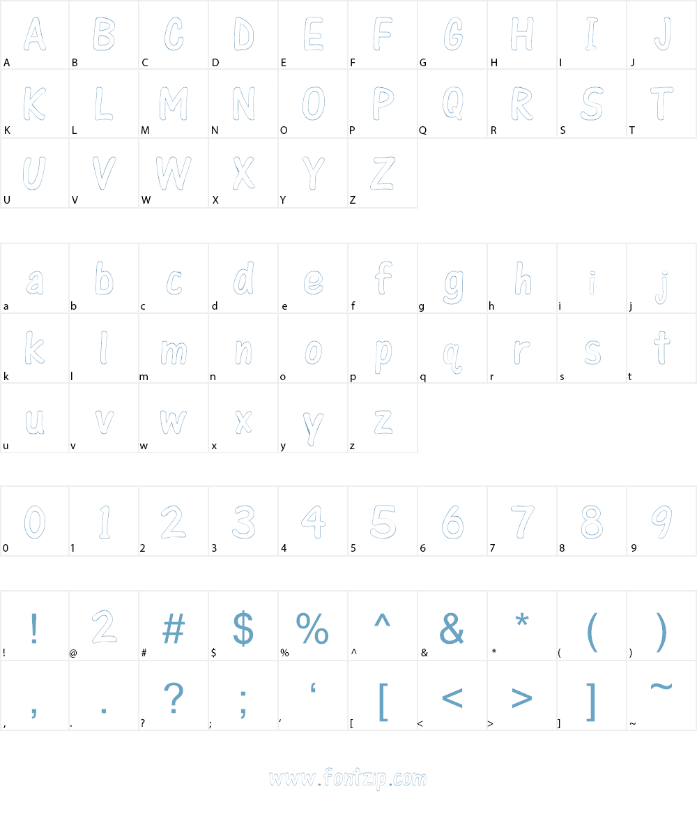 ColorFont Font Character