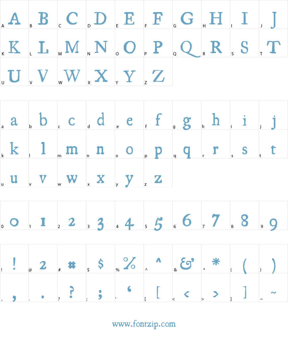 Essays 1743 Font Character