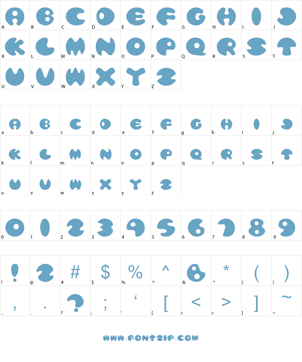 Jarsphere Font Character