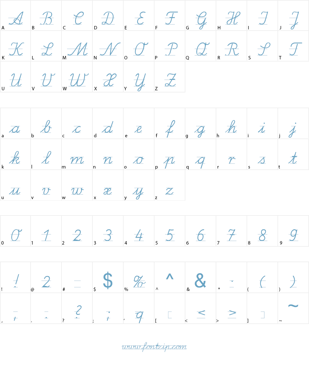 LA El 2 Font Character