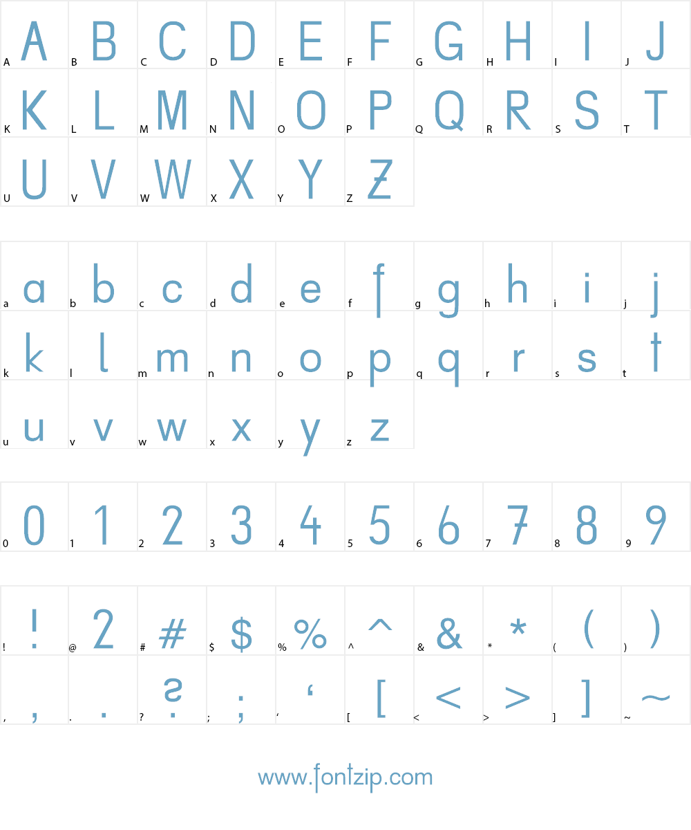 MM Schuldruck Font Character