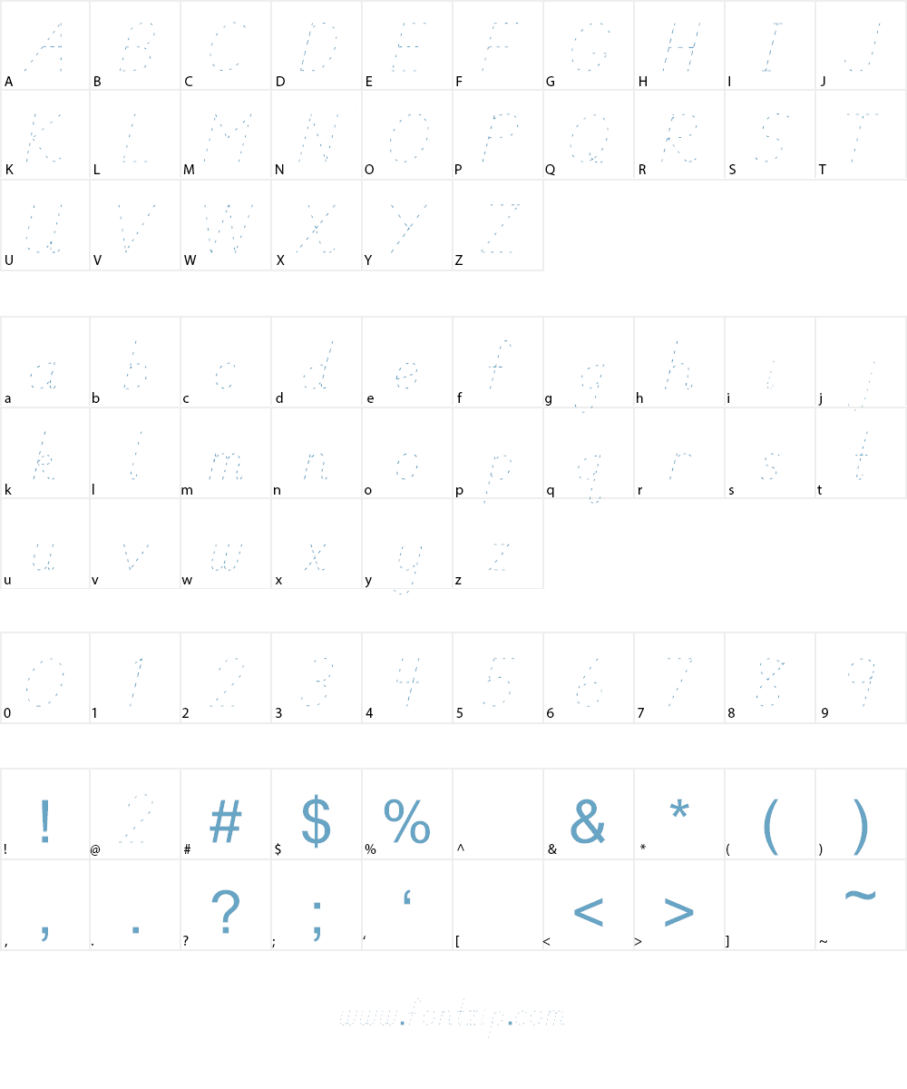 NealFont Font Character