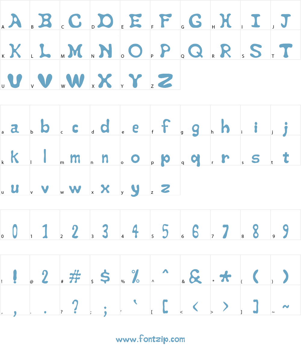 StayPuft Font Character