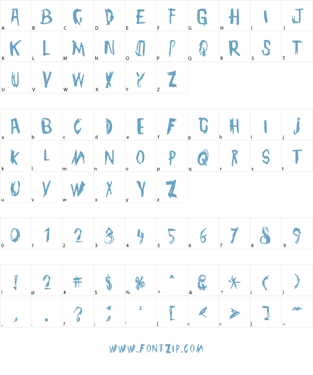TMBG John Henry Font Character