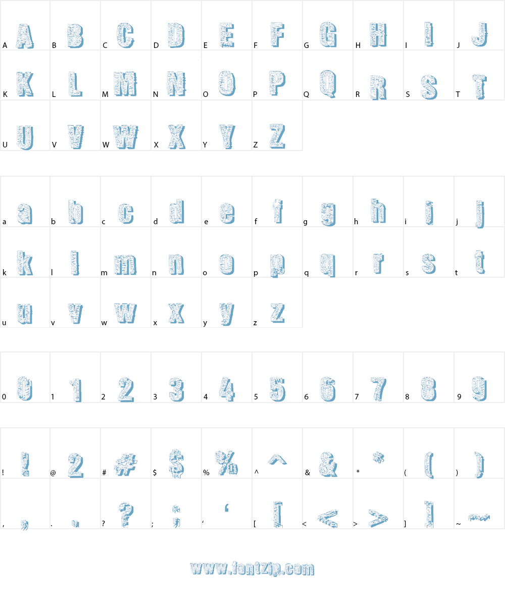 Corporate Suit Font Character