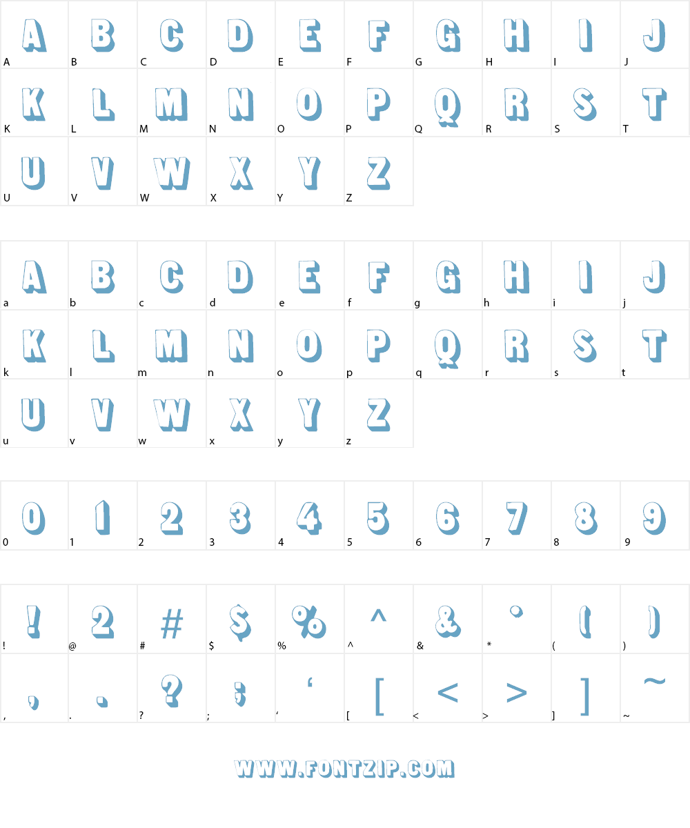 Lunch Font Character