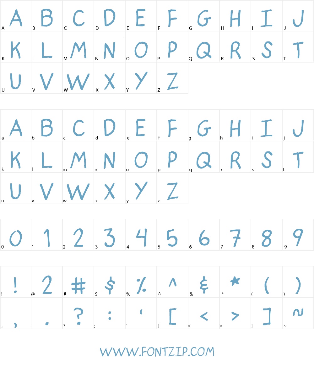 indian poker Font Character
