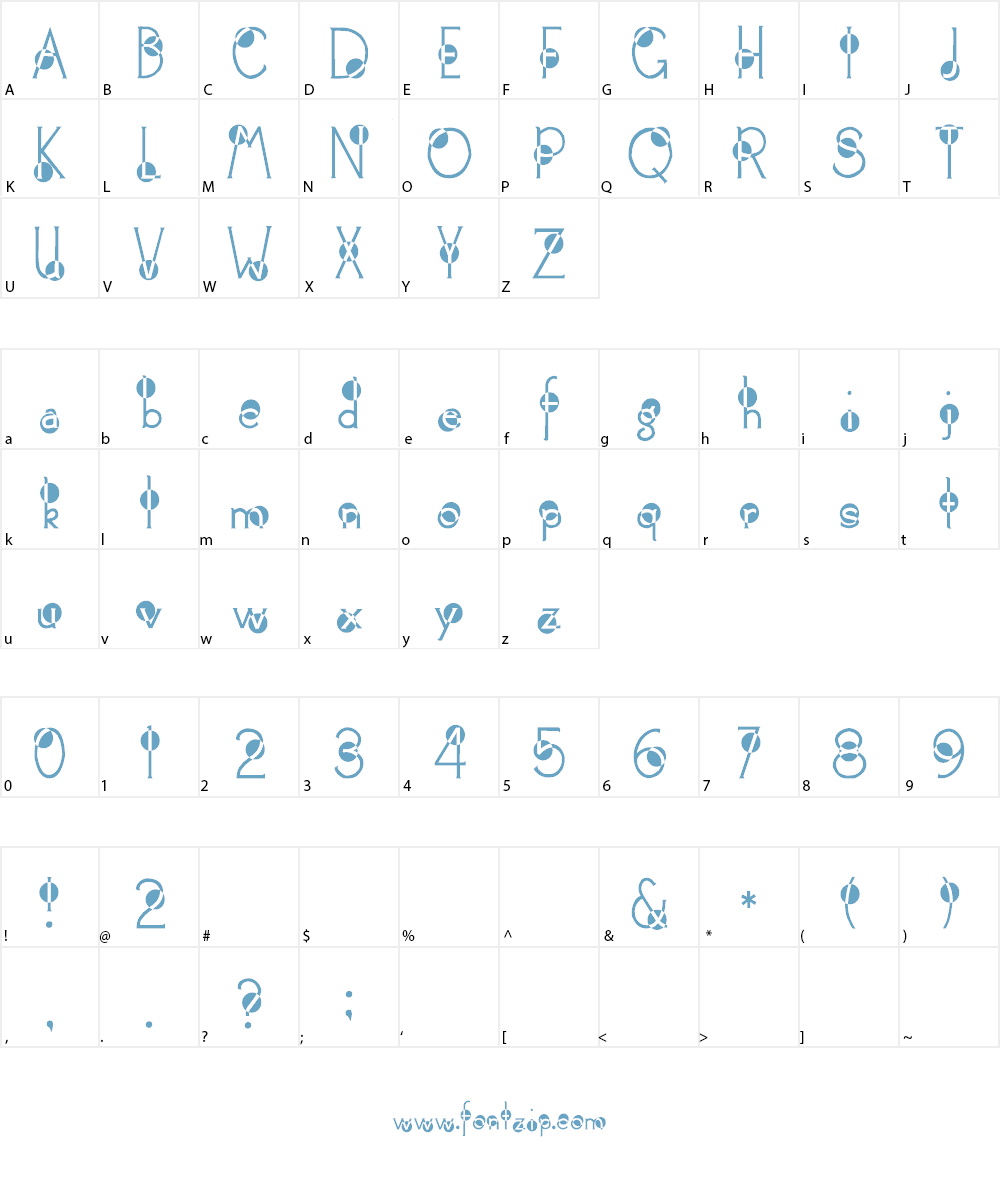 2Peas Spazbucket Font Character