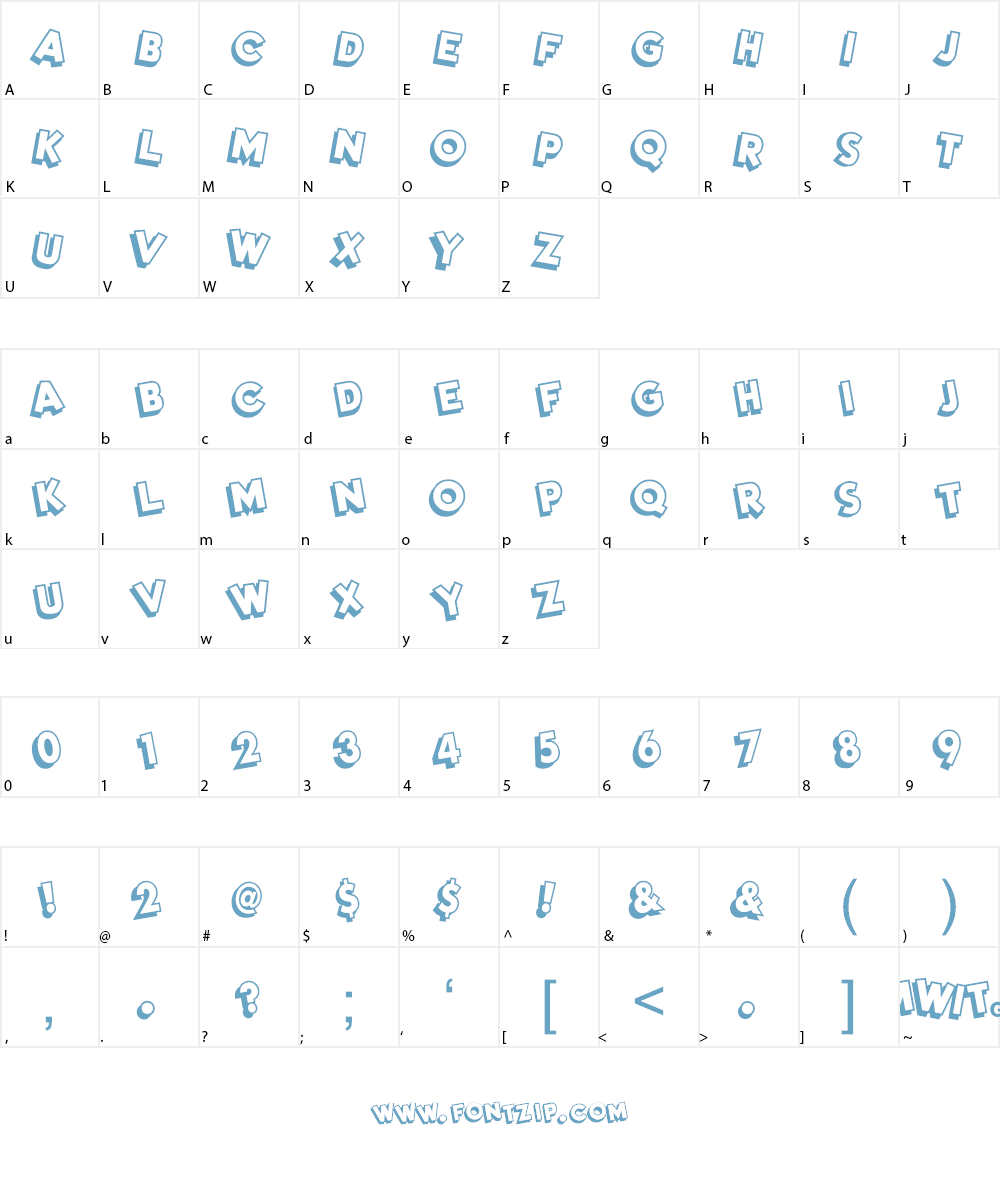 Dim Wit Font Character