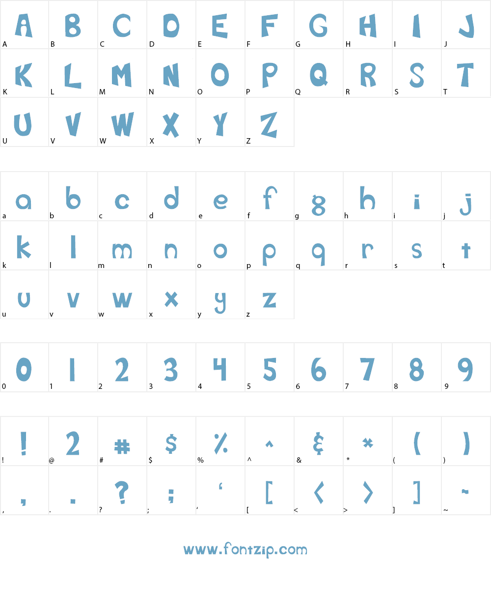 F'earth Font Character