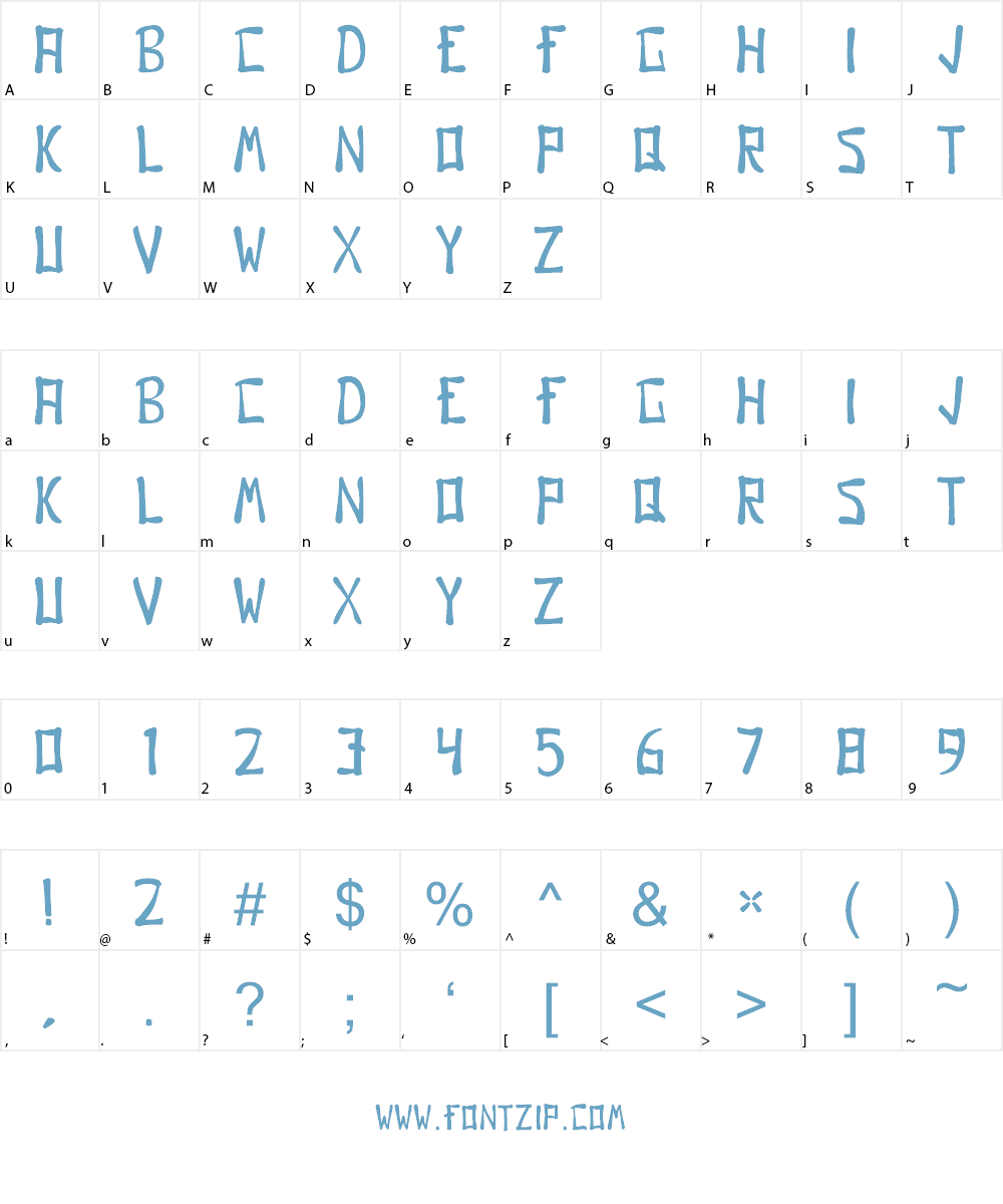 Gomo Font Character