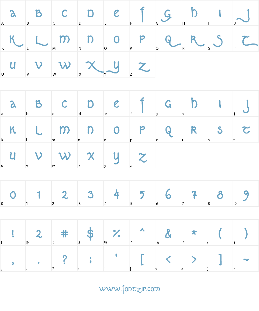 Kipferln Font Character