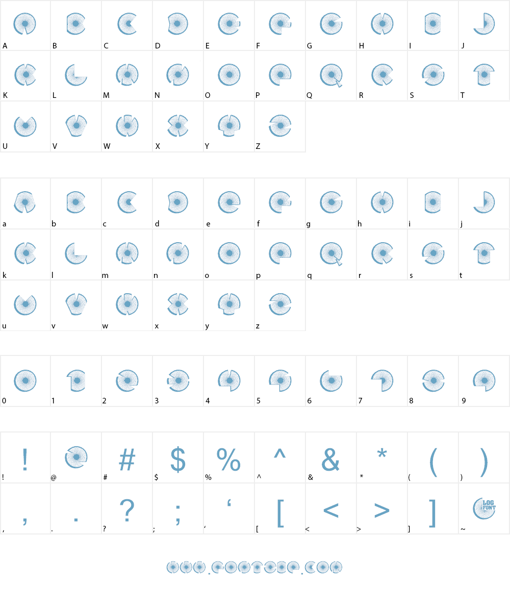 Log Font Font Character