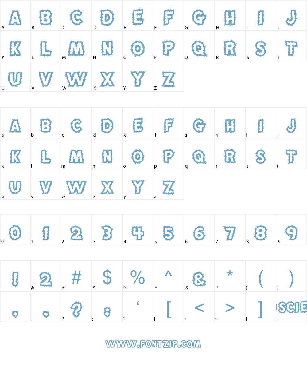 Mad Science Font Character