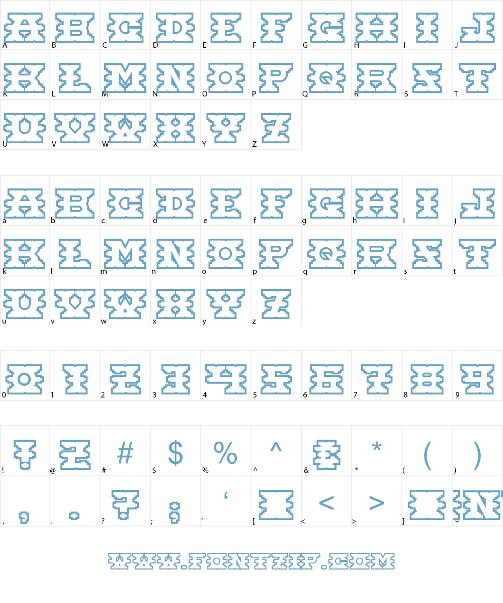 Montezuma Font Character