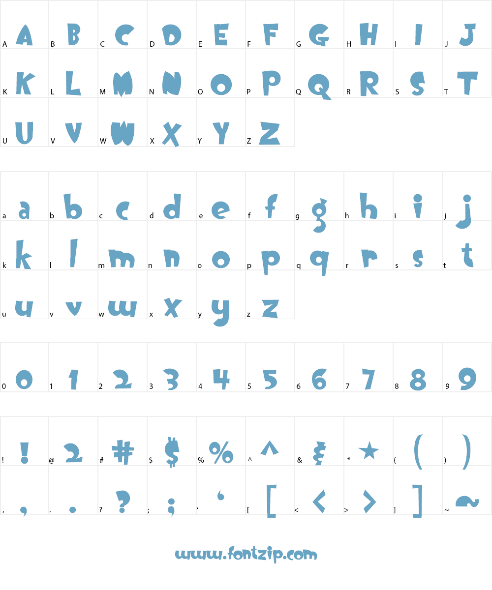 Oogie Boogie Font Character