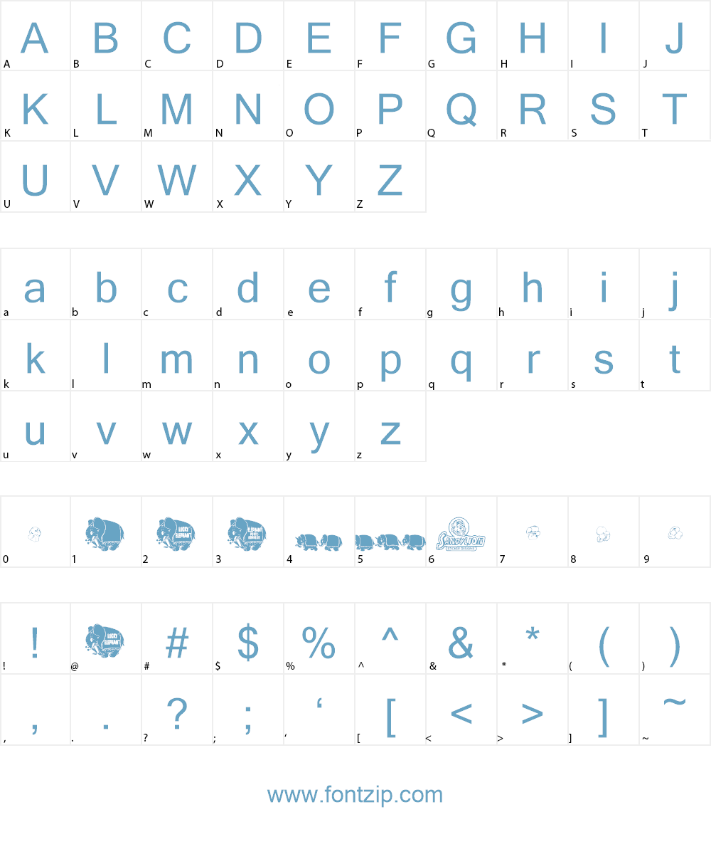 Pink Candy Popcorn Font Font Character