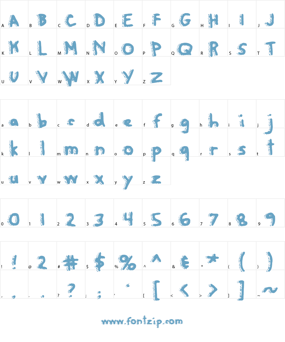 RapaNui Font Character