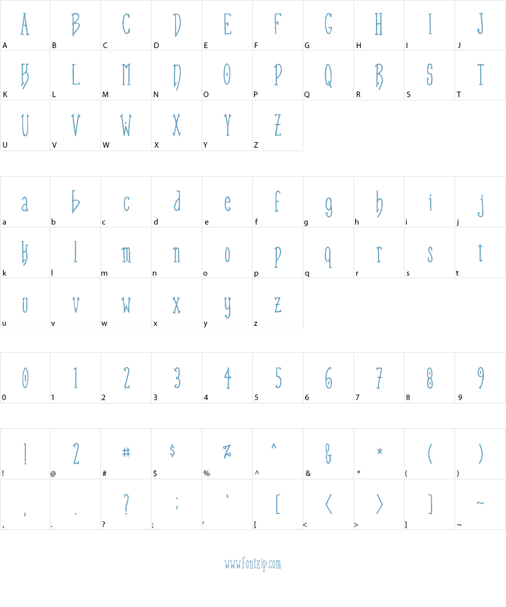 Sand Dollar Font Character