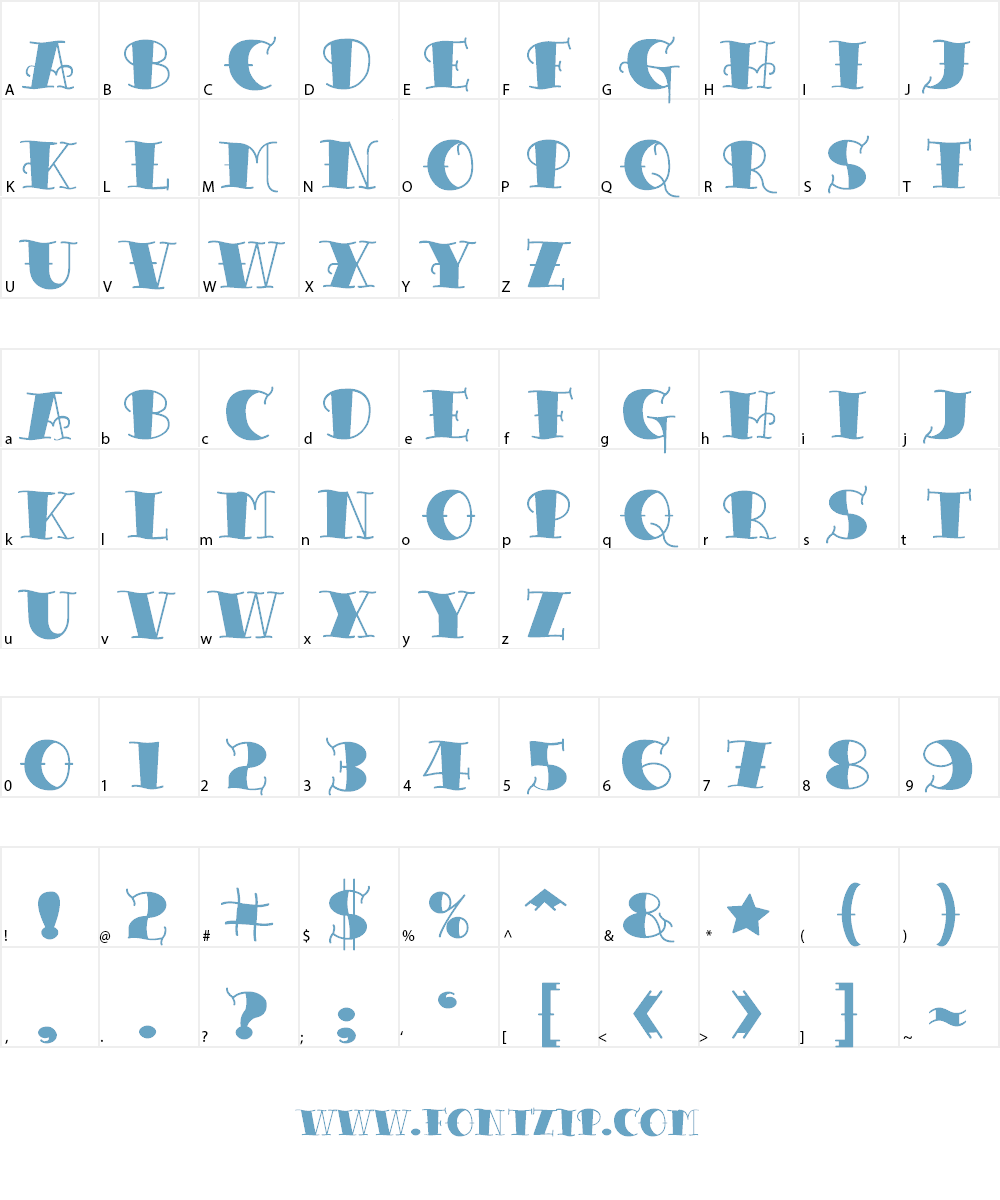Tattoo Lettering Font Character