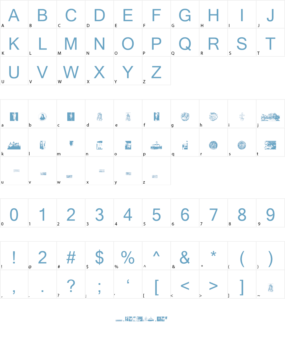 Vlad Dracul Bats Font Character