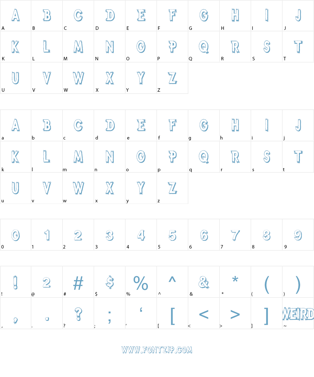 Weird Font Character
